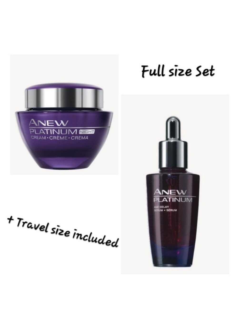 Avon ANEW Platinum Serum Cream Skincare Duo